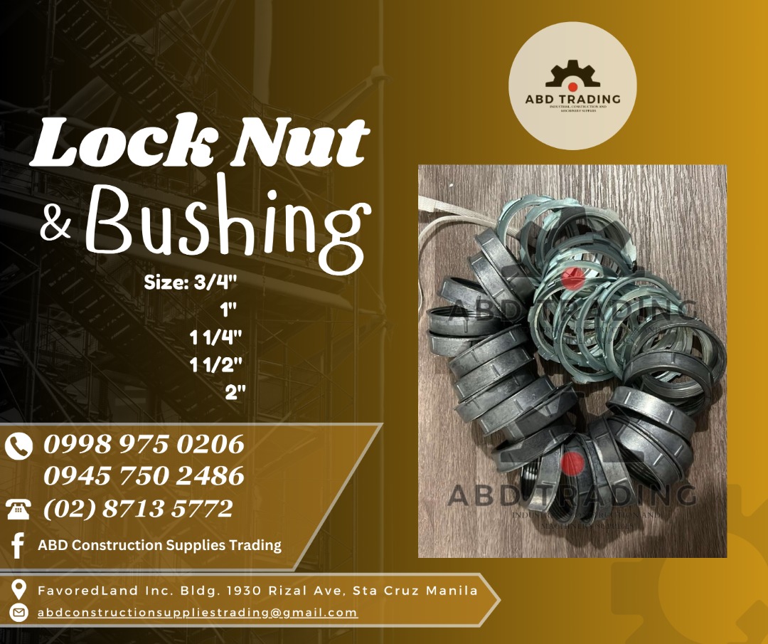 LOCKNUT & BUSHING, Commercial & Industrial, Construction Tools ...