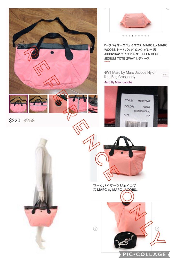 💜💕Marc by Marc Jacobs Plentiful Medium Tote Bag (Category: Luxury Bags & Wallets) located in Quezon City. Submitted by wheremyheart_is (Listing ID 1331595922, Image 2). Description: <item is available as long as posted> auth-orig.,hard to come by collector must own piece, well-kept well-loved con.,sign of usage, negligible faintly visible color wear streaks & needs a bit of tlc on its upper corners hence selling low, no sling included, medium, 