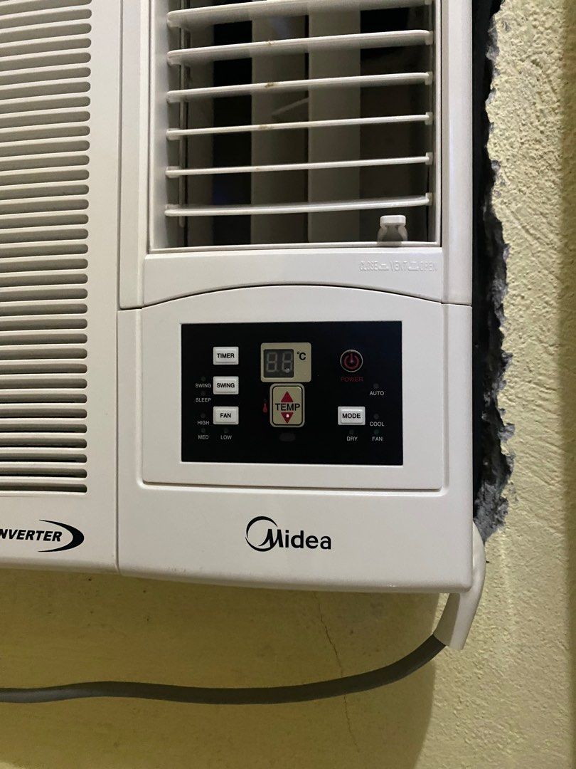 MIDEA 1.5HP Window Type Inverter Air Conditioner, TV & Home Appliances
