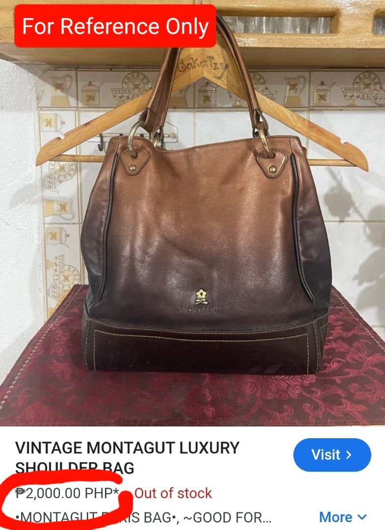 MONTAGUT PARIS Women s Fashion Bags Wallets Shoulder Bags on Carousell