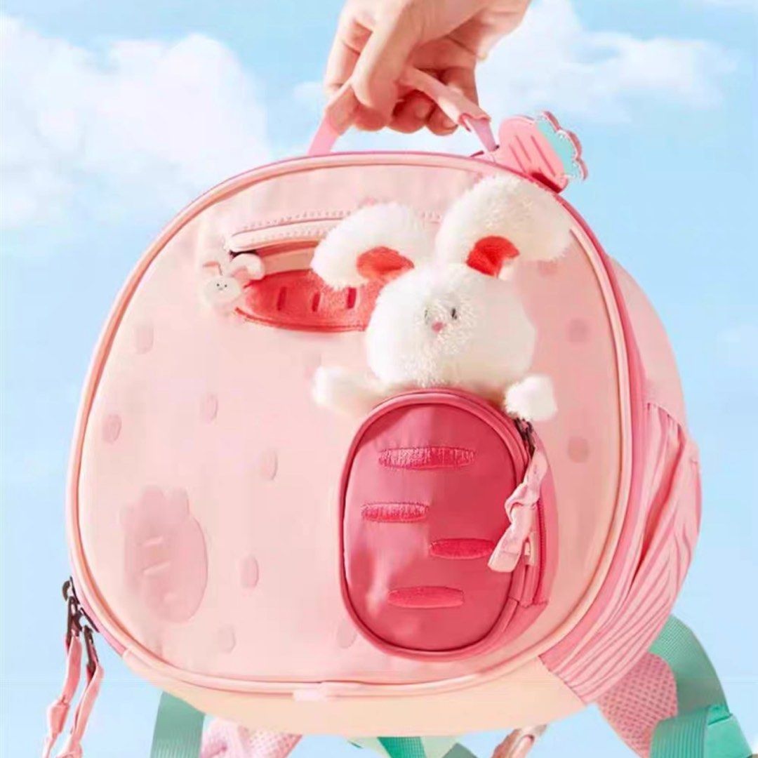 Multi Function Child Bag (Category: Babies & Kids Fashion) located in Singapore. Submitted by underleaf (Listing ID 1331606371, Image 6). Description: Brand new Mini Adventure Backpack (26x25x10 cm) with Detachable Small Bag and Soft Toy: Our Mini Adventure Backpack is tailor-made for tiny explorers! Compact and versatile, it’s designed to carry small books and toys, with added features for extra fun and convenience. Key Features: 1. Compact Size
