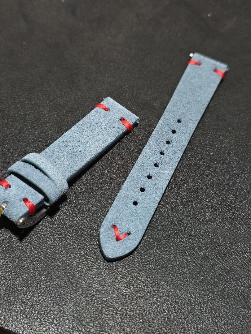 New 18MM Watch Strap Light Blue Men s Fashion Watches Accessories Watches on Carousell