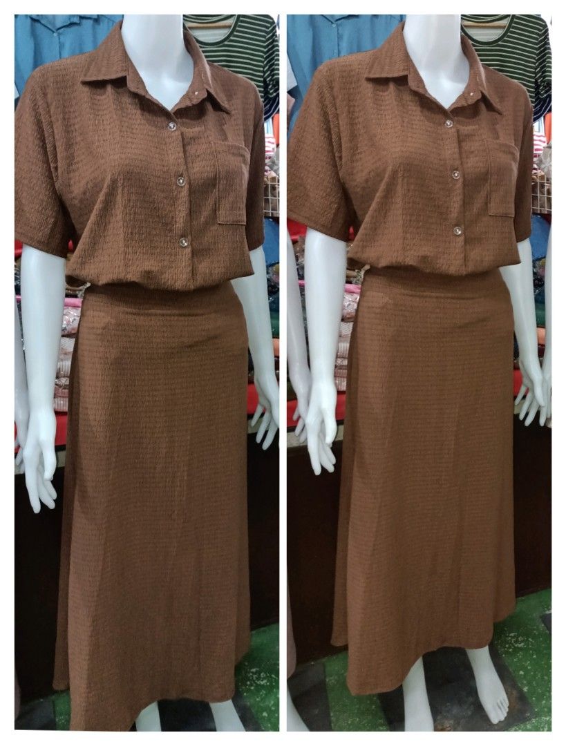 NEW ITEM ALERT‼️🎯💯 (Category: Sets or Coordinates) located in Pasig City. Submitted by roa.renaflor (Listing ID 1331700545, Image 1). Description: TOP & LONG SKIRT TERNO SET PLUS SIZE 🤳🛍️.