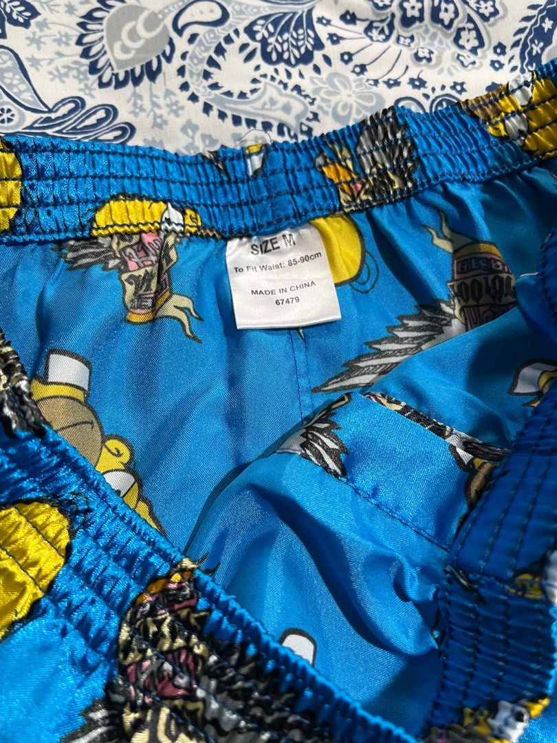 Caleçon satin homme simpson online