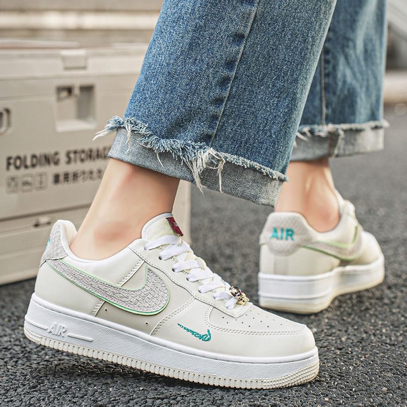 Nike Air Force 1 AF1 AJ Size 36 47 Air Force One Pure White Layer True Standard Half Yard Fashion Trend Men s Fashion Footwear Sneakers on Carousell