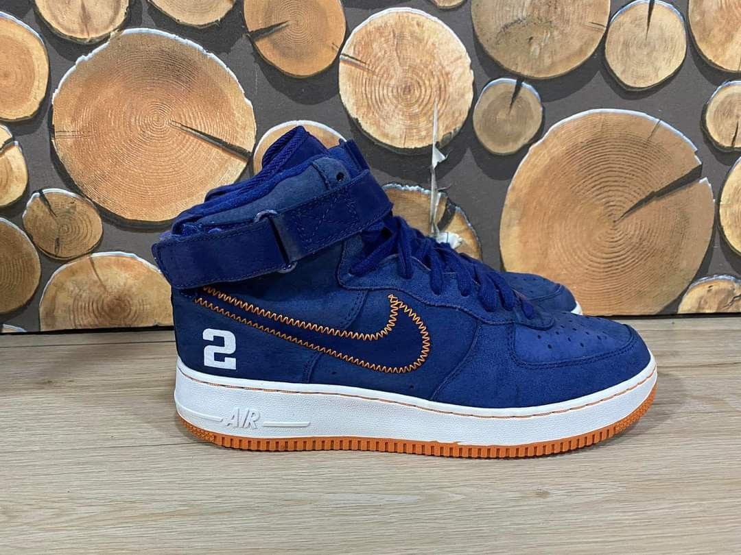 Nike original air force 1 high x Derek jeter Fesyen Pria Sepatu Sneakers di Carousell
