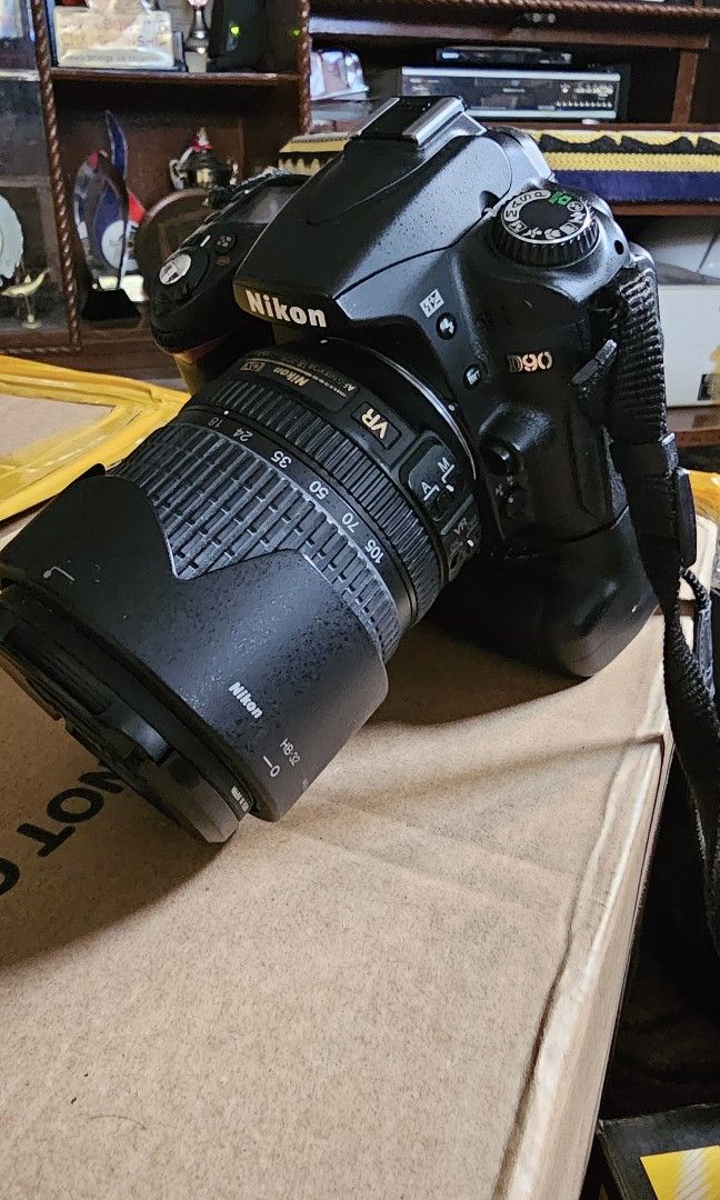 Nikon DSLR D90 (Category: Cameras) located in Cavite. Submitted by jeddk103 (Listing ID 1331600175, Image 1). Description: In good condition Light used camera It has a light scratch due to the protector. Complete set With 2 extra lens Rechargeable battery With a detachable battery. Complete cords Complete bags With camera flash Please see photos for the item included Let me know if interested po.😊 Mode of payment Bank transfer or Gcash.