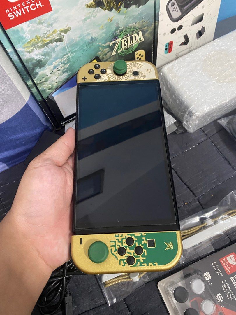 Nintendo Switch OLED Tears of the Kingdom Edition with 55 digital games