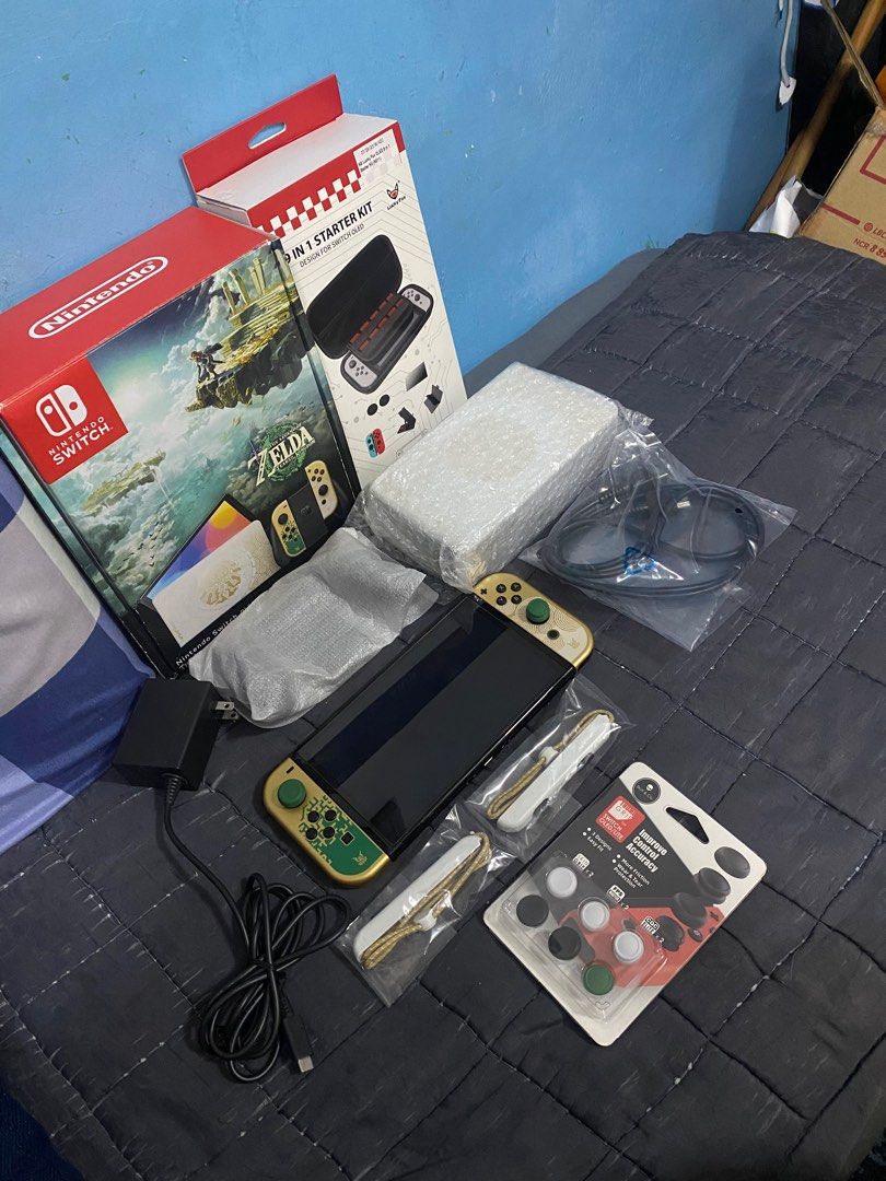 Nintendo Switch OLED Tears of the Kingdom Edition with 55 digital games