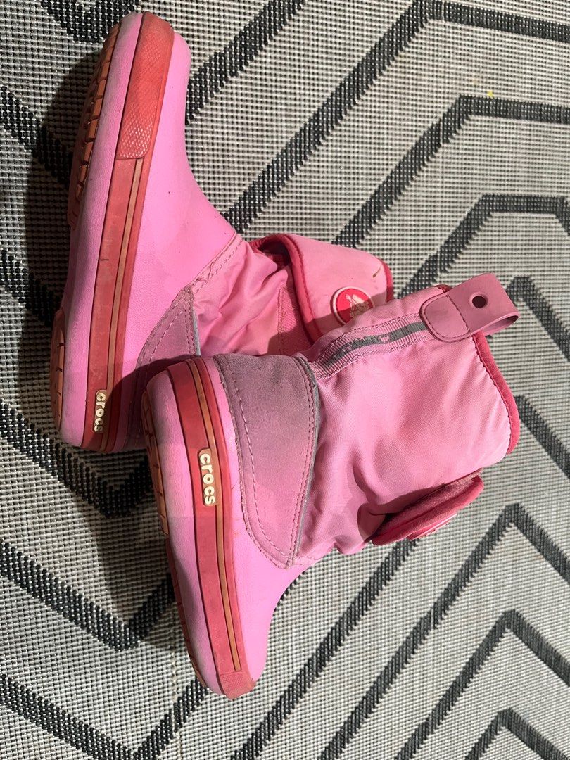 Original crocs winter boots snow shoes Babies Kids Babies Kids Fashion on Carousell