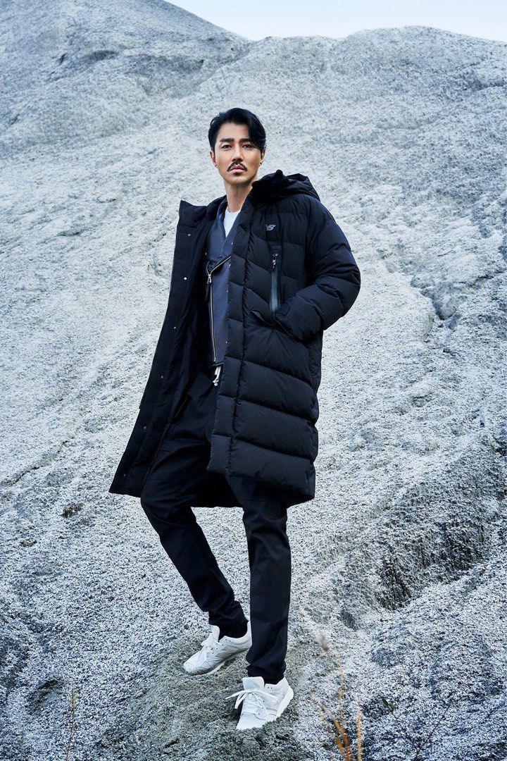 New balance long padded jacket outlet