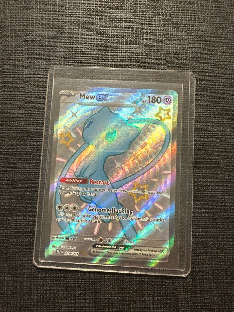 216 091 pokemon card Pokemon Graded: Mew ex 216/91 Paldean Fates (2024) Shiny Full Art PSA –  Double Infinity Gaming