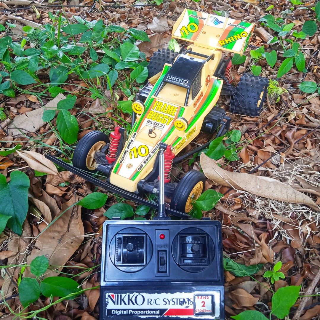 Vintage RC Car Nikko Rhino 1/10 Japan mobil remote control, Toys