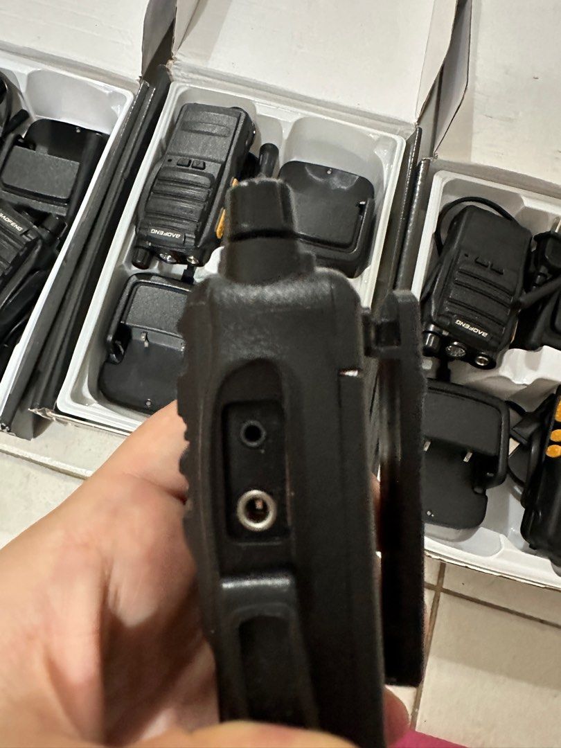Rental Walkie talkie (Category: Walkie-Talkie) located in Singapore. Submitted by yingyingsg (Listing ID 1331677440, Image 3). Description: -Battery last 1 week in idle mode, last 1 day keep using. -Will fully charge before pass to you -Can open invoice 1 unit rent price: - 3 days $5 - 1 weeks $10 -2 weeks $15 deposit $20 each 20 sets available to rent Can arrange delivery via grab express or lalamove -distance 1-3km -can connect unlimited units,