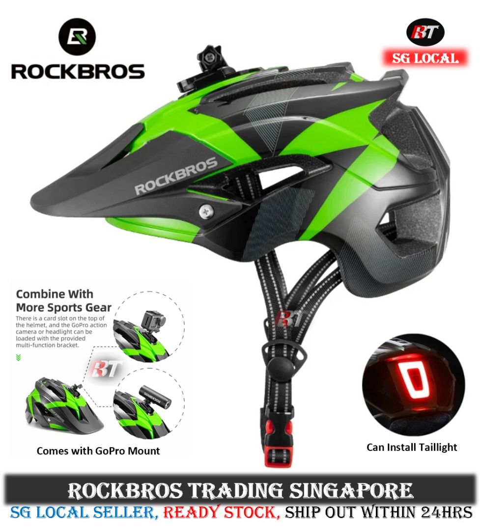 Mtb helmet light with gopro mount new arrivals