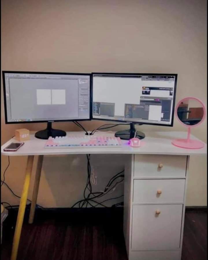 SCANDINAVIAN COMPUTER TABLE WITH DRAWER (Category: Tables & Sets) located in Manila. Submitted by redonlineshop (Listing ID 1331627804, Image 1). Description: SCANDINAVIAN COMPUTER TABLE WITH DRAWER ₱1600 ✔️multifunctional practical furniture ✔️medium fiber density board material ✔️highquality wooden made ✔️120x50x73cm ON HAND BRAND NEW Mode of Payment: Gcash,COD Same day delivery + Delivery Fee.
