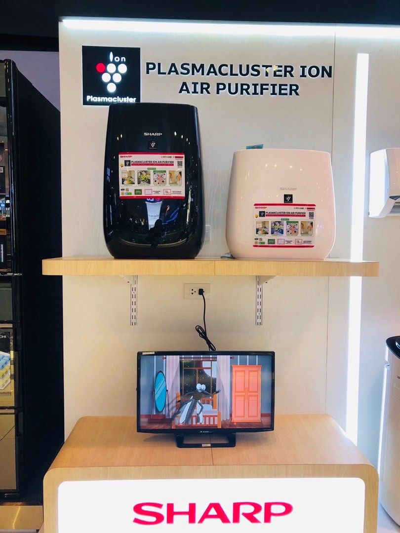 SHARP AIR PURIFIER (Category: Air Purifiers & Dehumidifiers) located in Quezon City. Submitted by maryann.dimalanta (Listing ID 1331695902, Image 2). Description: SHARP Air Purifier FP-J30E-A (23sqm) -6,200 FP-J40E-W (30sqm) -10,700 FP-J60E-W (42sqm) -16,200 FP-J50PH 40sqm - 13,200 FP-J80EP-H (62sqm) -20,000 SHARP Air Purifier w/ Mosquito Catcher FP-JM30EP-B (23sqm) -8,900 FP-JM40EP-B (30sqm) -13,200 FP-GM50E-B (40sqm) -15,500 DW-E16FPW SRP 21,19
