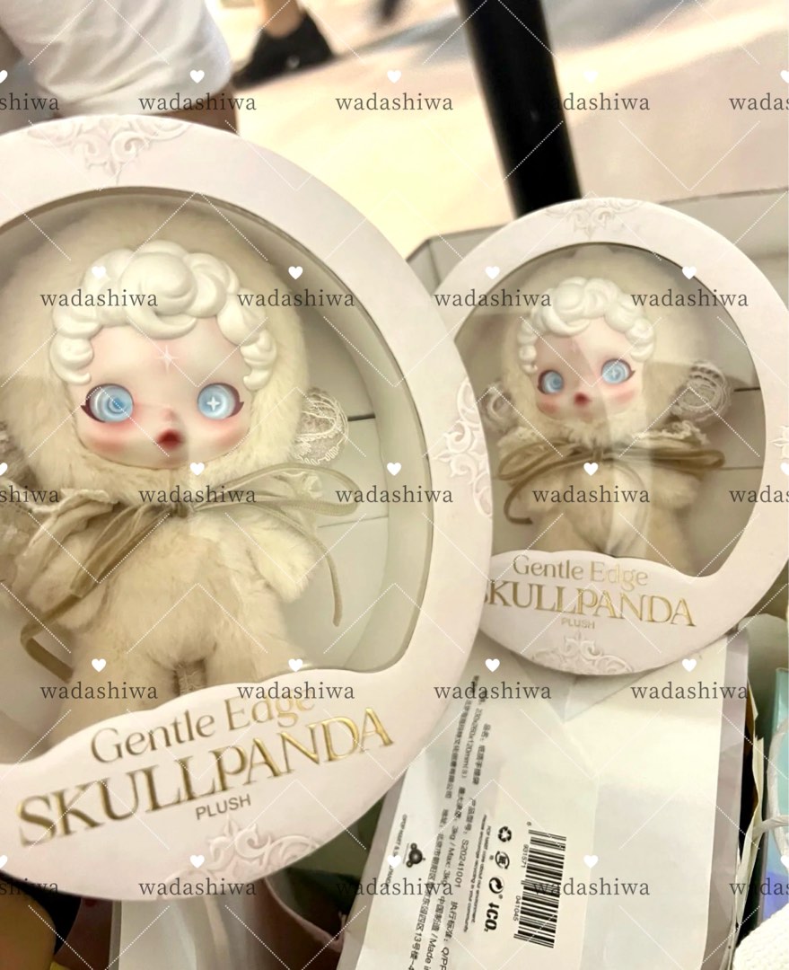 Skullpanda 搪膠毛絨掛件Plush Doll SP Gentle Edge popmart 泡