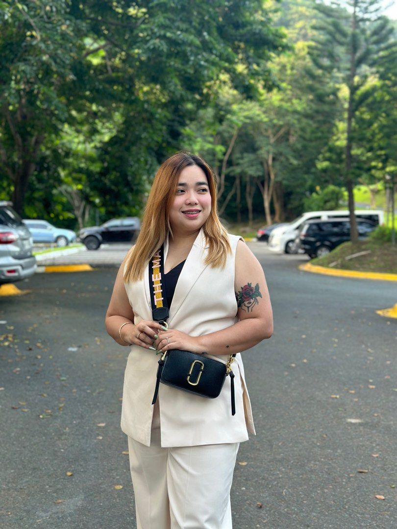 Sleeveless Long Coat with Slacks (Formal Terno) (Category: Other Bottoms) located in Binan City. Submitted by kkkcamsss (Listing ID 1331565291, Image 2). Description: MANGO Terno Formal Wear (Coat & Slacks) • Price: P2,995 (originally bought for P5,990) • Slacks: Large size • Coat: Medium size (runs big, fits like Large) • Condition: Used only once for a wedding; no issues, no flaws. • RFS: Decluttering. Item is in excellent condition, super nice