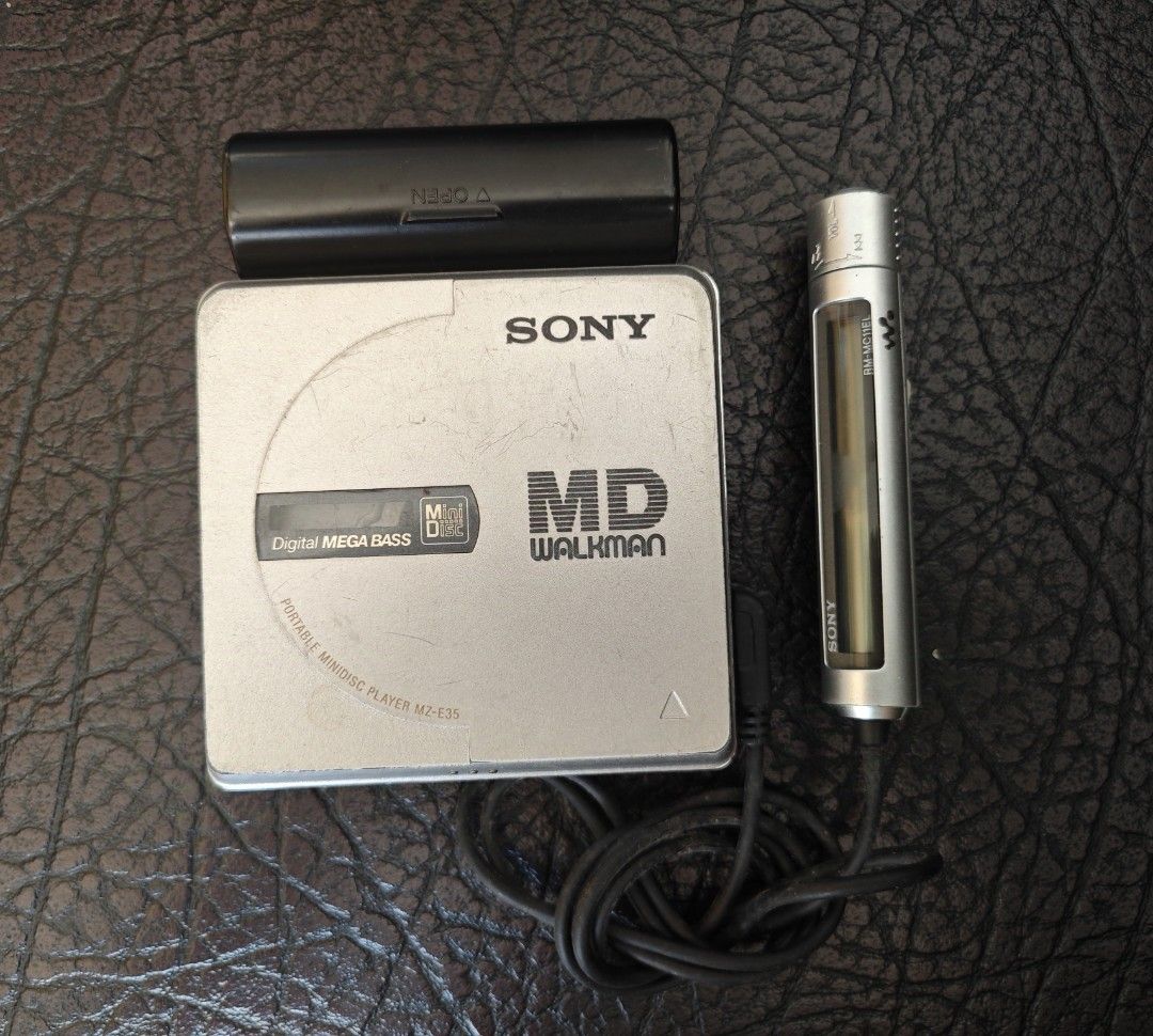 Sony MD機Mini disc MZ E35, 音響器材, 音樂播放裝置MP3及CD Player