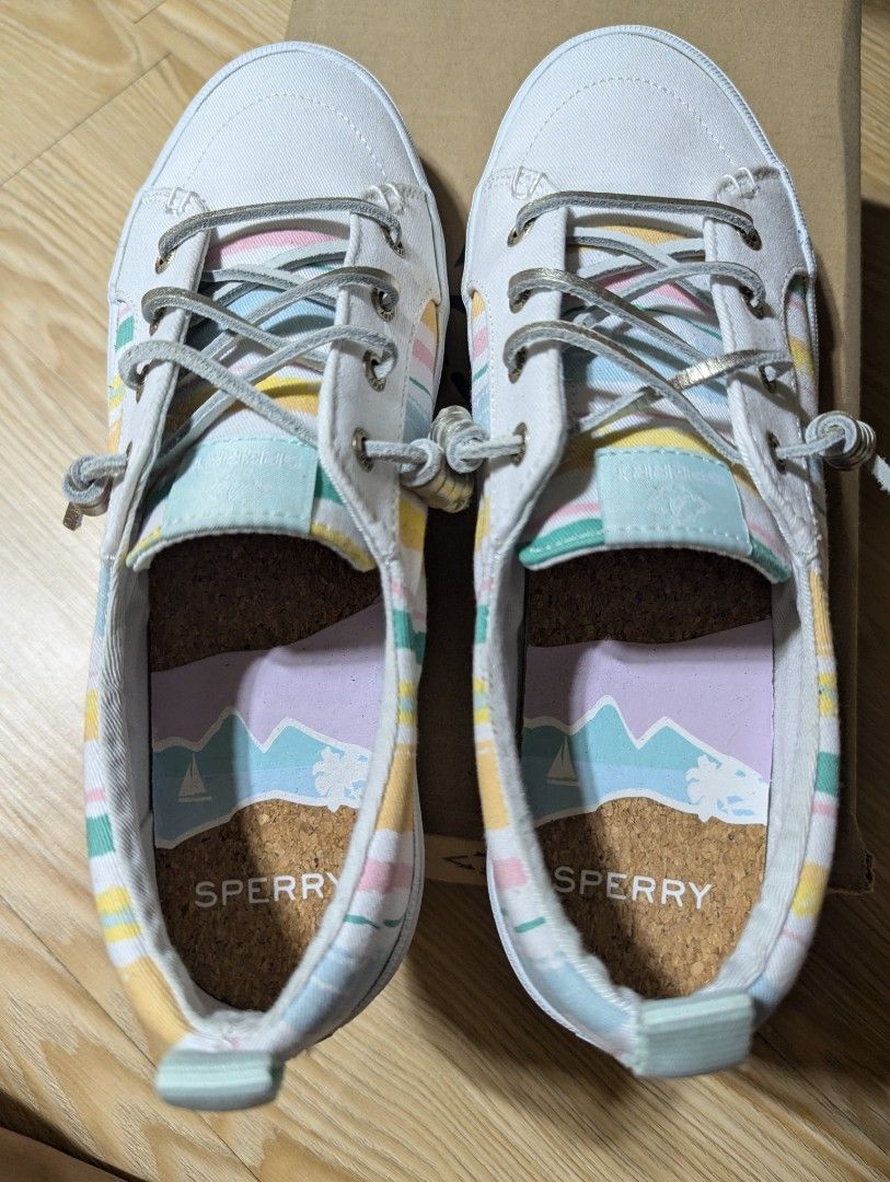 Sperry Crest White Women s Fashion Footwear Sneakers on Carousell
