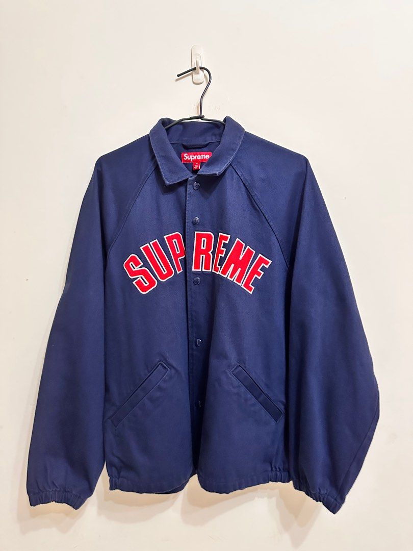 Supreme Arc Denim Coaches Jacket Black Men's - SS24 - US