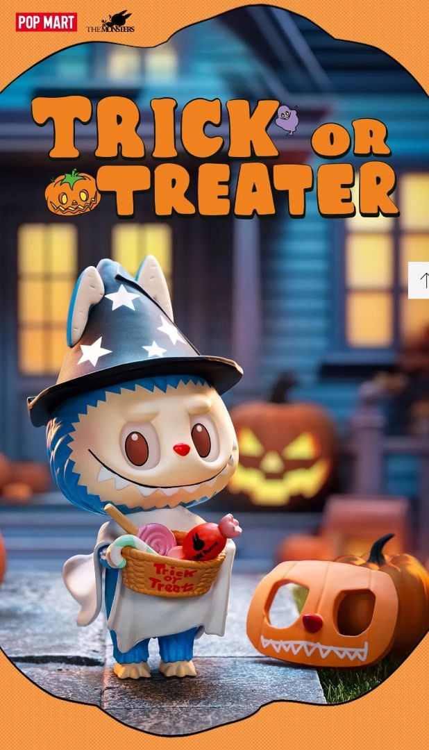 The monsters LABUBU Trick-or-Treater Figure 🎃, 玩具收藏品, 手辦及
