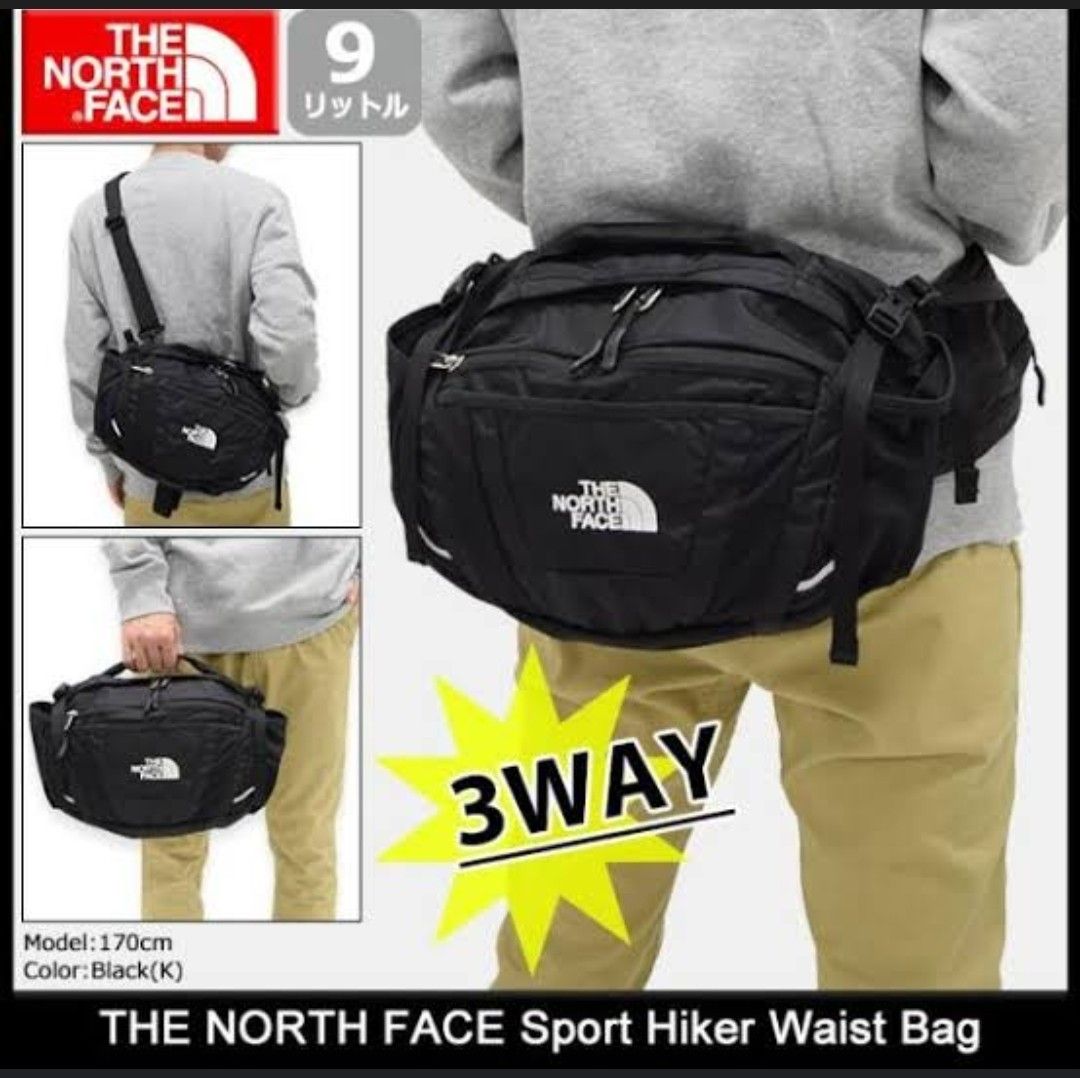The North Face sport hiker waist bag Sports Equipment Hiking Camping on Carousell
