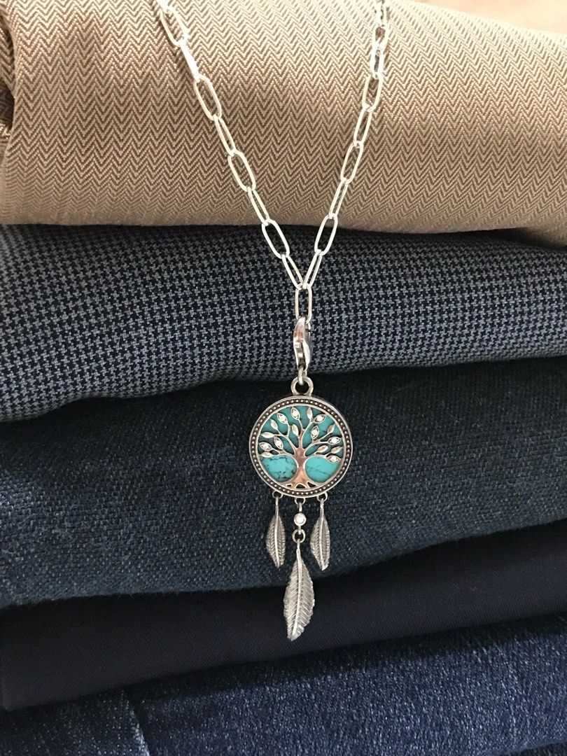 Thomas Sabo tree of life in dream catcher charm necklace