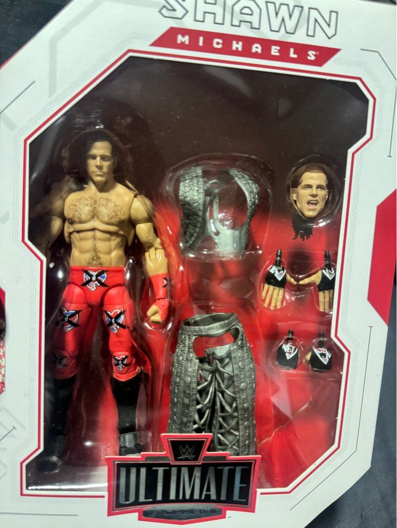 WWE Custom UE HBK Shawn Michaels (Category: Figurines & Statues) located in Manila. Submitted by phenominal1 (Listing ID 1331061669, Image 1). Description: For sale UE Hbk Wm14 attire - 4000 WYSIWYG. For Trade also other UE.