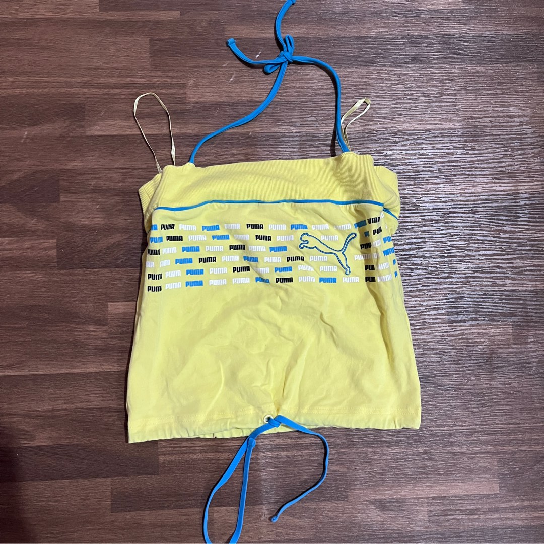 Early 2000s Green Tie Front Tube Top (XS)