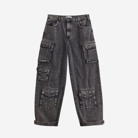 Zara utility cargo jeans