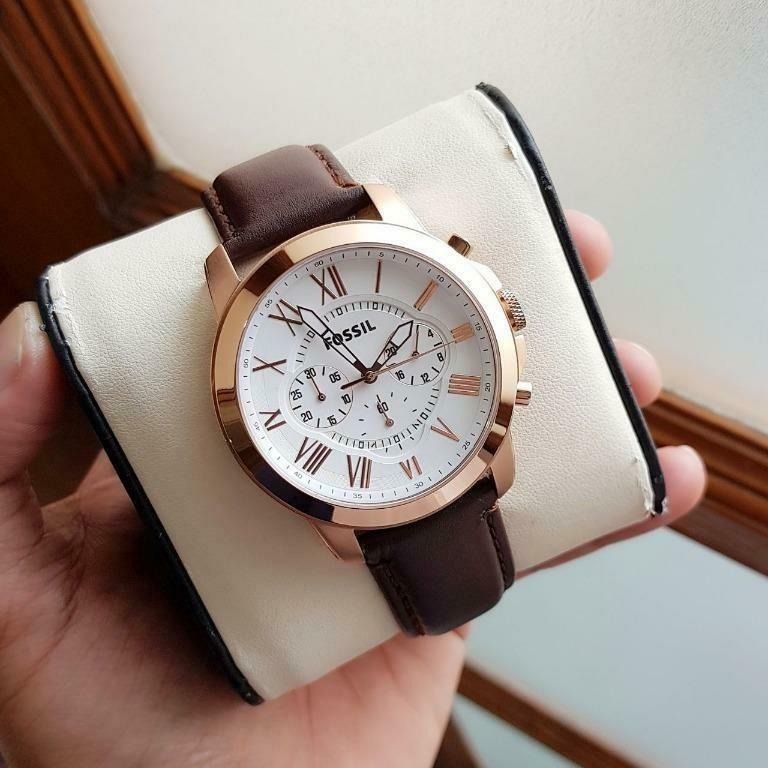 DIWALI SALE Fossil Analog Silver Dial Men s Watch FS4991 Men s Fashion Watches Accessories Watches on Carousell