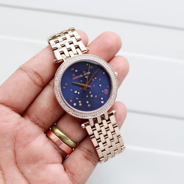 DIWALI SALE MK3728 Michael Kors Analog Blue Dial Women s Watch Women s Fashion Watches Accessories Watches on Carousell