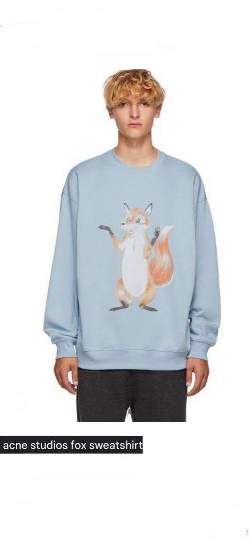 Acne studios fox sweatshirt clearance