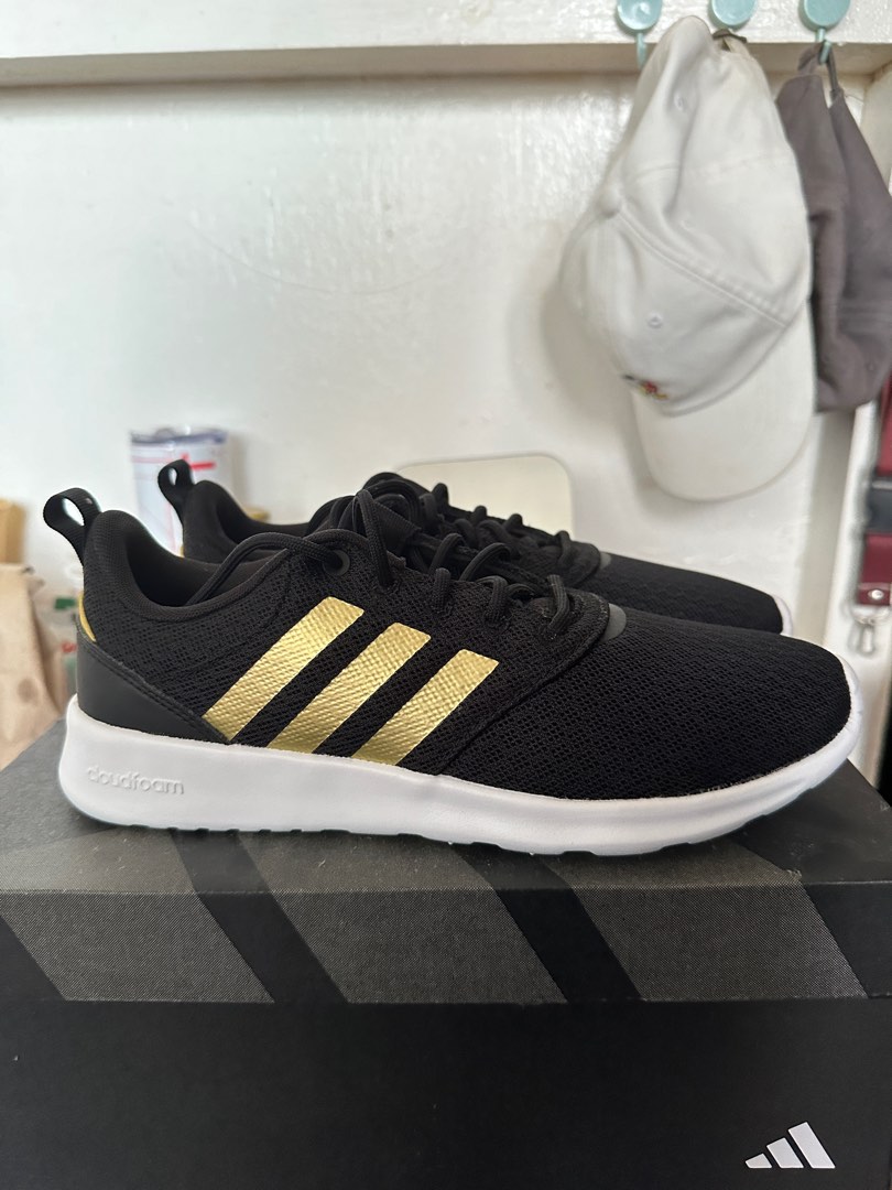 Adidas cloudfoam qt racer women's sneakers copper best sale