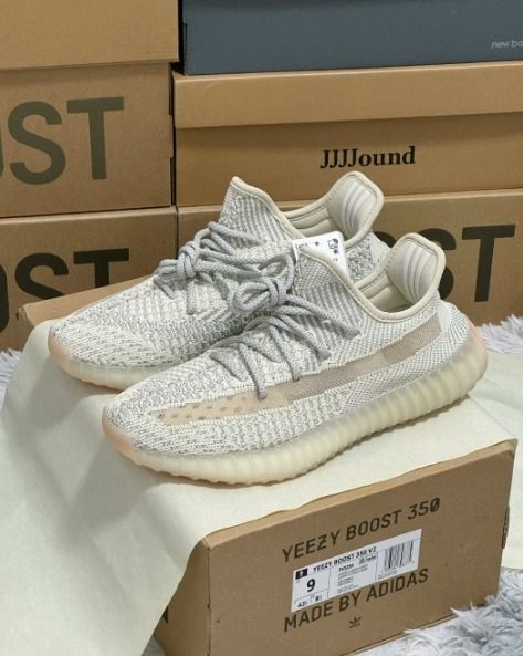 adidas originals Yeezy Boost 350 V2 Lundmark sesame Men s Fashion Footwear Sneakers on Carousell