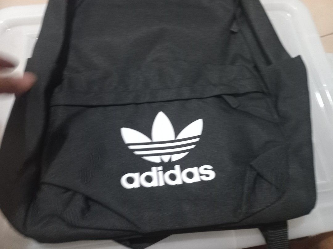 Adudas Backpack classic logo brand new Men s Fashion Bags Backpacks on Carousell
