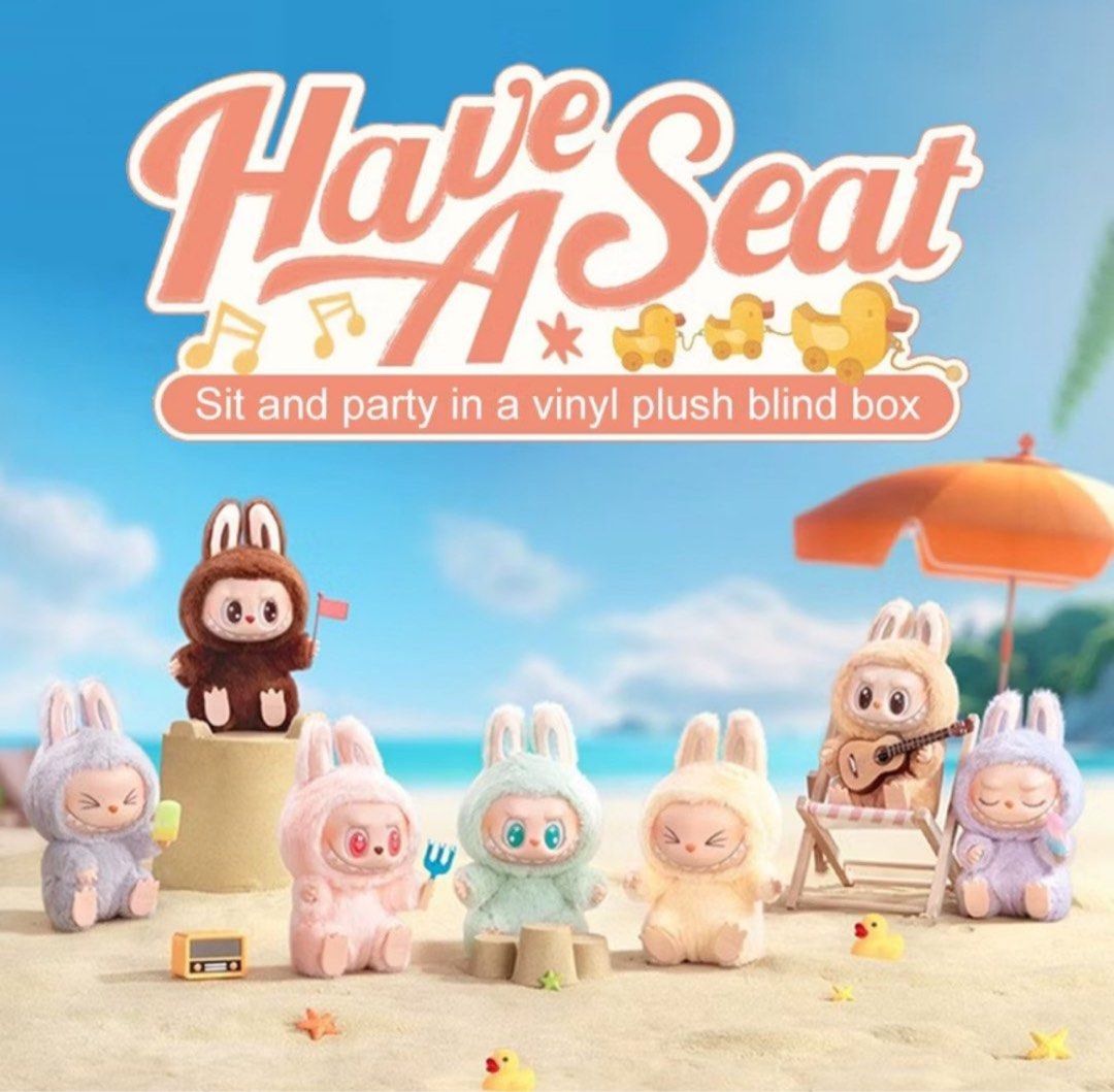 POPMART Labubu MACARON Have A Seat ぬいぐるみ