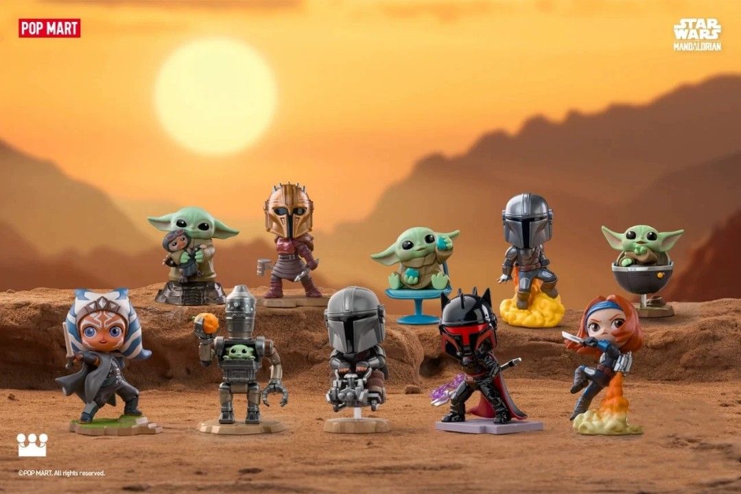 BRAND NEW! POPMART] POPMART STAR WARS MANDALORIAN SERIES FULL SET
