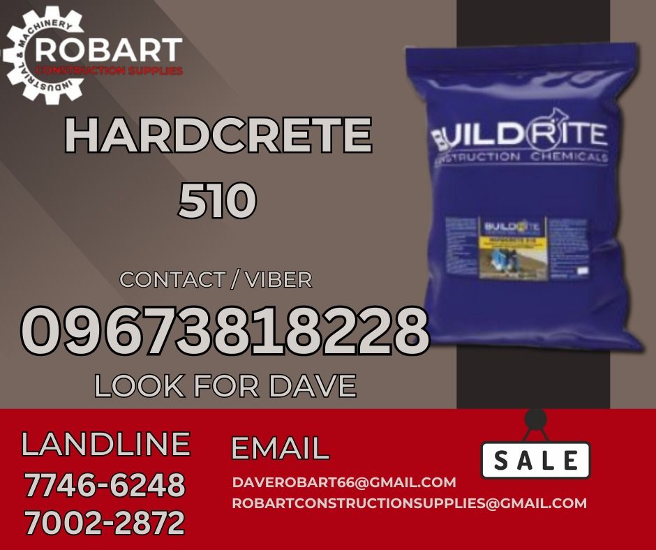 BUILDRITE HARDCRETE 510 FORMULATED SCREED, Commercial & Industrial ...