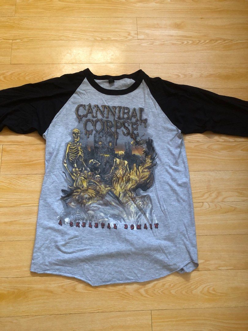 Cannibal corpse 2015 tour shirt (Category: Tshirts & Polo Shirts ) located in Talisay. Submitted by mojojodro76 (Listing ID 1328624935, Image 1). Description: Raglan size medium 20x27 Good condition no issue .
