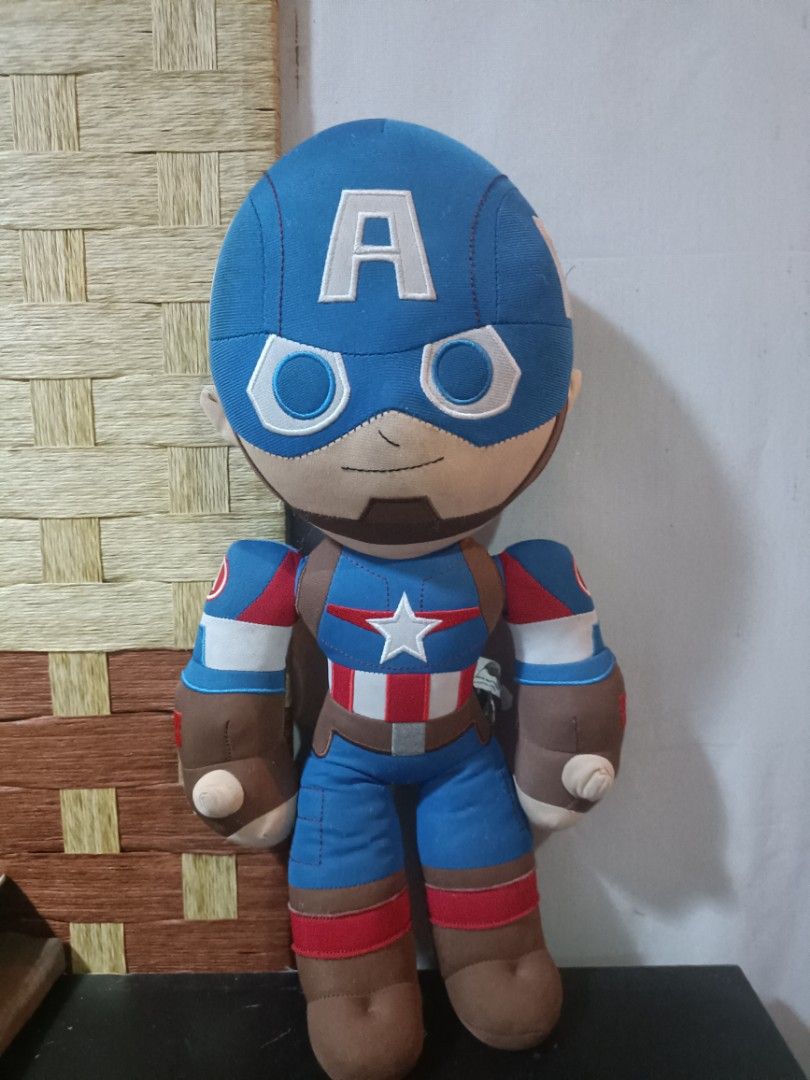 Captain America MARVEL Miniso Plush (Category: Plushies & Soft Toys) located in Bacolod City. Submitted by toshinoribenizenitsu (Listing ID 1328760767, Image 1). Description: .