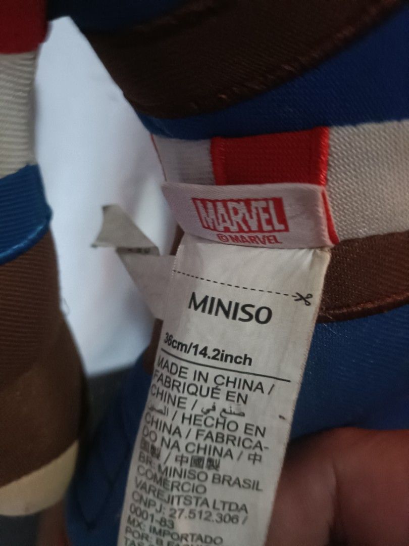 Captain America MARVEL Miniso Plush (Category: Plushies & Soft Toys) located in Bacolod City. Submitted by toshinoribenizenitsu (Listing ID 1328760767, Image 3). Description: .