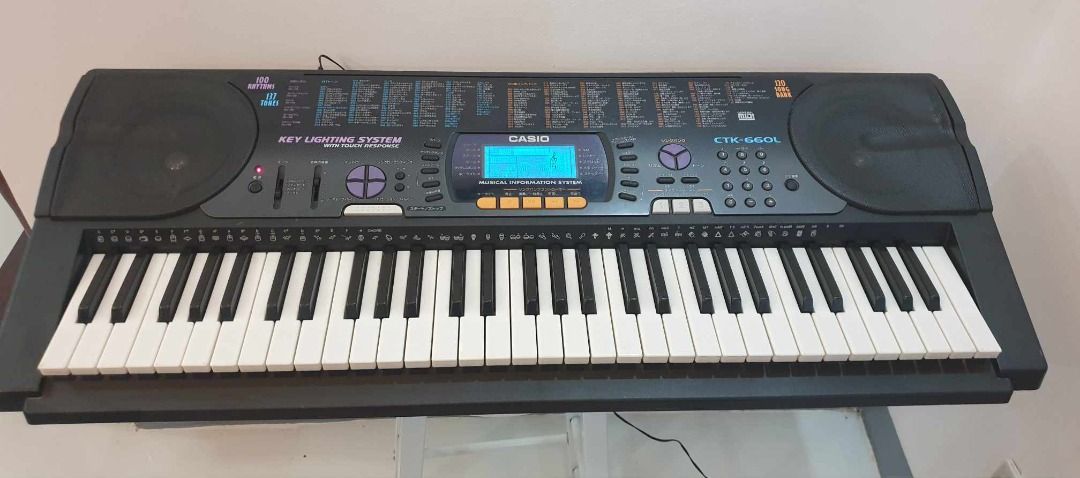 Casio CTK 660L With Touch Response key Lighting Hobbies Toys Music Media Musical Instruments on Carousell