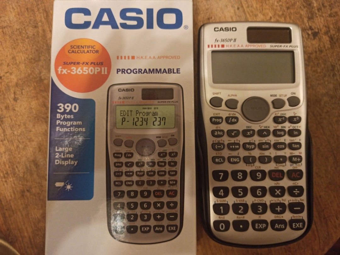 Casio fx-3650p計數機, 其他, 其他- Carousell
