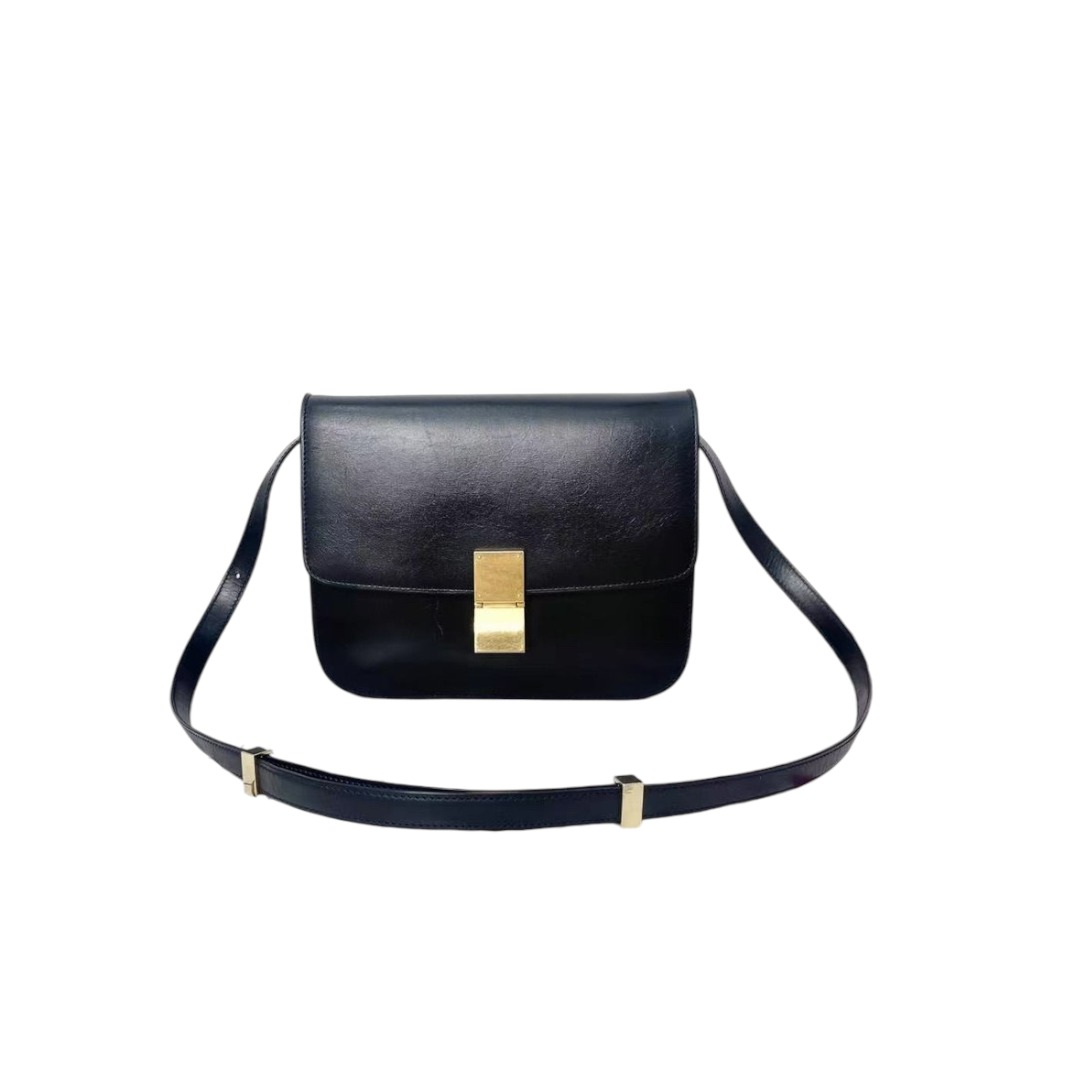 Celine Classic Box Bag in Black
