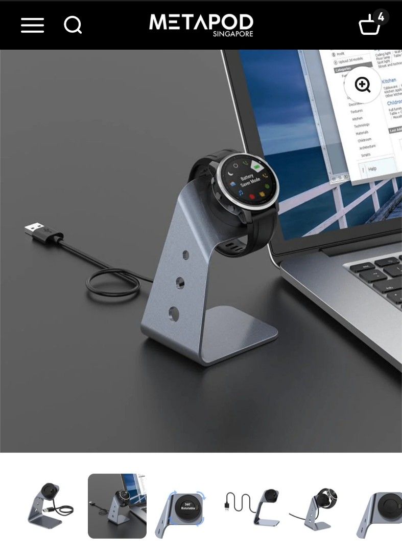 Garmin charging station outlet