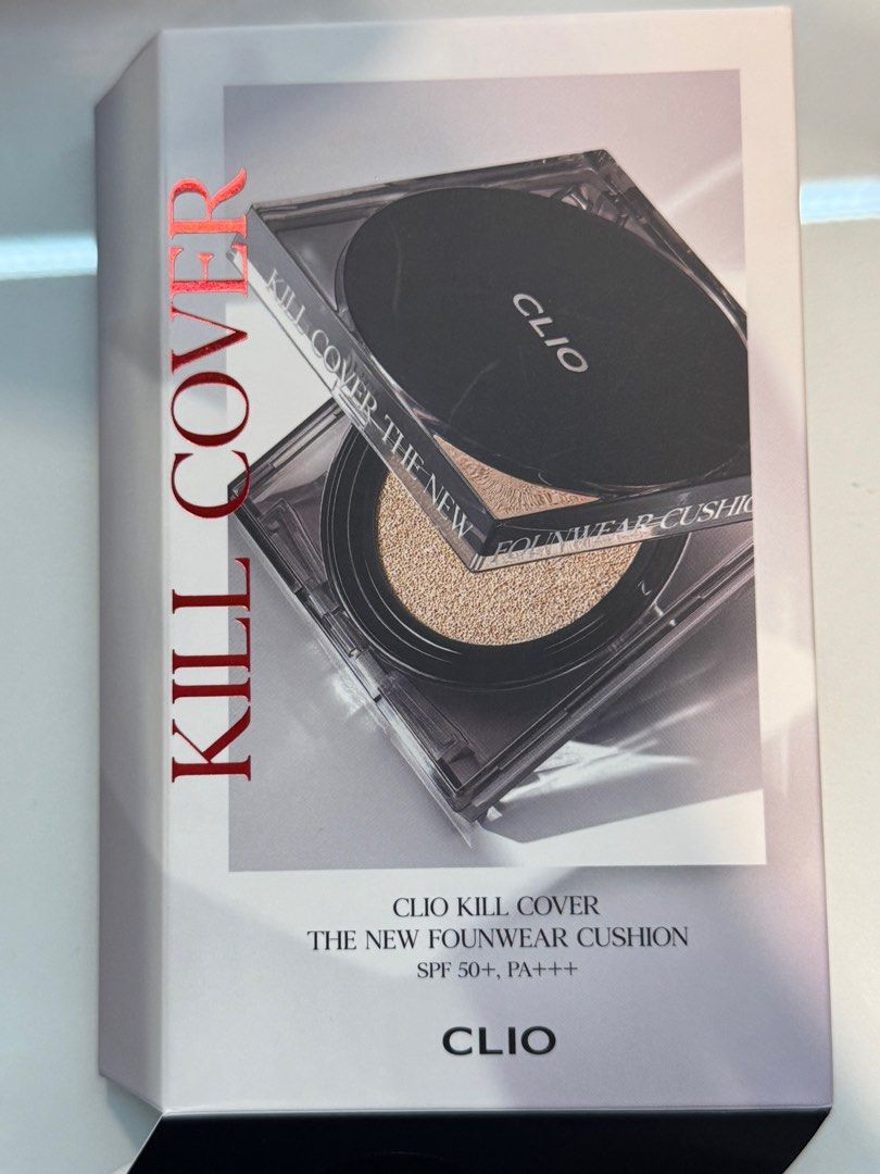CLIO Kill Cover Cushion Foundation 3.5 Vanilla Shade (Category: Makeup) located in Quezon City. Submitted by thrift.manila (Listing ID 1328623595, Image 1). Description: This is brand new :) Opened once just to try the shade— wasn’t a match. .