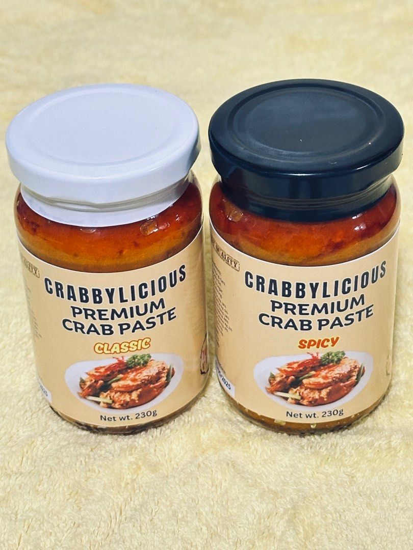 Crabbylicious Crab Paste (Category: Local Eats) located in Makati City. Submitted by lizziedear (Listing ID 1328606562, Image 3). Description: Try our Crabbylicious Premium crab paste Made with high quality ingredients No preservatives No extenders Perfect as toppings for rice, even mixed with your pasta Our Premium Crab paste brings a taste of luxury to your every meal😊 Available in Regular and Spicy flavors🌶️🦀.
